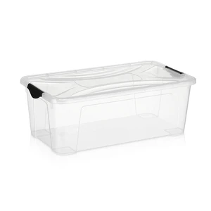 Transparent Stackable clear Storage 6L Plastic Sneaker Shoe Box