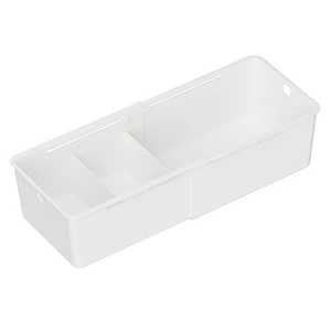 Eco-Friendly Retractable Plastic Storage Bins Modern Classic Multifunctional Drawer Storage Box Home Use