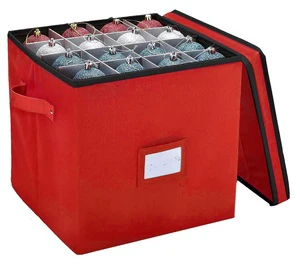 Holiday Decorations Organizer Christmas Ornament Storage Box Large Xmas Storage Container