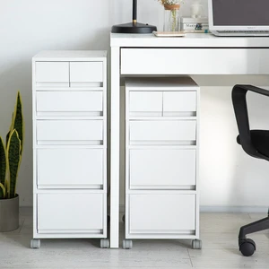 ZZ53 Item 4/5 Drawer Storage Organizer With Wheel Casters, Mobile Filing Storage File Cabinet For Home Office Wholesale