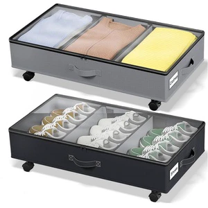 Under the Bed Storage Box Under the Bed with Cover Cloth Cover Dust Rack Simple Clothes Storage Box