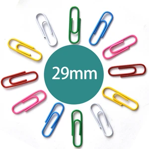 Premium Rustproof Metal Paper Clips Assorted Colors for Home and Office Organization for School Paperwork Management