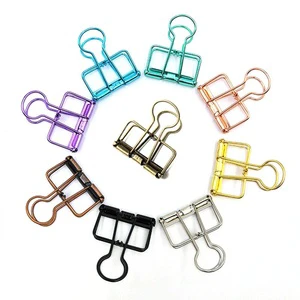 Multipurpose 10 Colors Steel Wire Metal Photo Clips Clothes Hanging Pegs Paper Clips Food Bag Clips Living Room Kitchen Durable