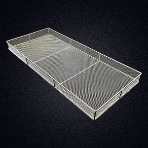 Customize 304Stainless Steel Drain and Dry Multi-layer Silk Mesh Basket Wire Mesh Tray