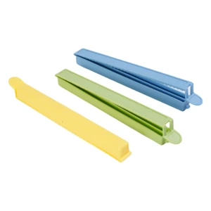 JIANXIN Brand Good Quality Reusable 21.5cm Various Color PP Airtight Seal Clip 1 Year Warranty for Food Snack Bread Coffee Bags