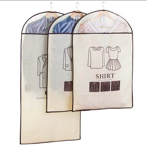 custom logo household clear clothes dust cover storage protector