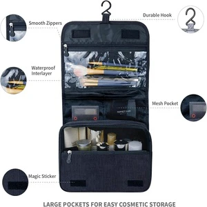 Wholesale Toiletry Bag Large for Traveling Hanging Compact Hygiene Bag Compartments Waterproof Makeup Shower Bag