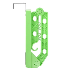 WS384 Household Creative Clothes Hanger Behind the Back Multi-functional Plastic Clothes Hanger Adjustable Foldable Storage Hook