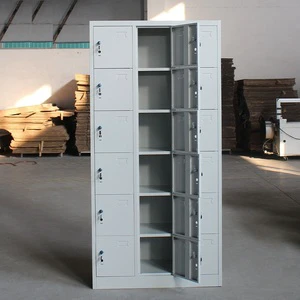 YOUBAI 15-Door Metal Locker Steel Storage Cabinet for Gym School or Changing Room Use