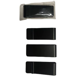 High Quality Wholesale 52 * 20mm Stainless Steel Black Wallet Clip Paper Clip Metal Clip