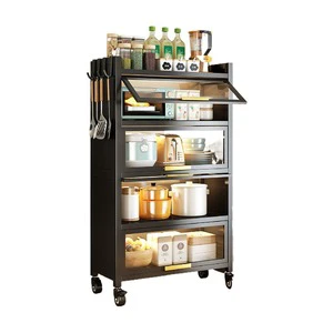 High Quality Bowl and Dish Drainage Rack Stock Supply Kitchen Cabinets Microwave Oven Storage Rack