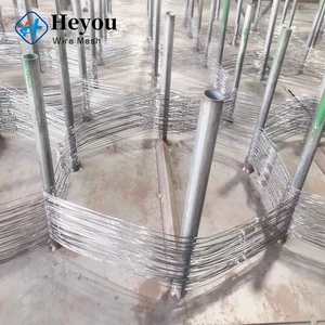 HeYou Low Profile Putank Mesh MZP-018-01 Inconspicuous Obstacle Fence Wire Four-tier Woven Net High Strength Long Term Border