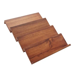 Wooden Tray Spice Racks Organizer Cabinet Storage Shelf 4 Tier Wooden Spice Rack Organizer for Drawer