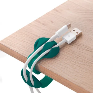 Plastic Desktop Wire Fixer for Data Line Mouse Earphone & Bedside Line Organization-Clamp & Storage Solution