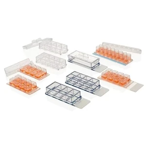 Cell Biology Dedicated Lab-Tek 8 Well Chamber Slide System Biological Microscope Compatible Manual Focus IP53 Soda Lime Glass