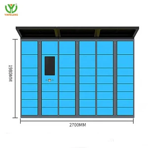Automated Electronic Storage Locker Individual Grocery Smart Parcel Delivery Locker for Apartment Supermarket