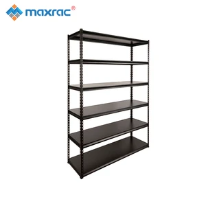 Customized 5-Layer Heavy Duty Boltless Metal Industrial Organizer Shelving Unit Corrosion Protected Steel Garage Storage Rack