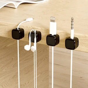 Office Supplies Adhesive Wire Holder Keeper Organizer Magnetic Cable Clips