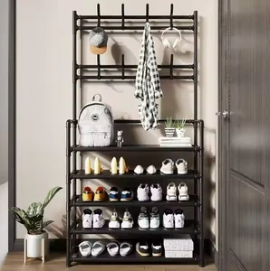 Factory Wholesale Price Modern Coat Racks Living Room Furniture Racks Multi-layer Shelves Storage Racks
