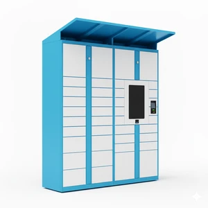 Contactless Smart Assembled Parcel Locker for Residential Community Office Use Secure Anti-theft Multi-language Network System
