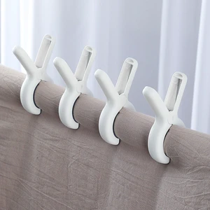Factory Price Clothespin Windproof Quilt Clips Large Plastic Drying Sheets Clothes Socks Windproof Clips