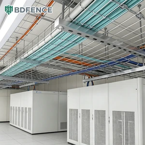 Hot Dip Galvanized Wire Mesh Cable Tray Good Heat Dissipation Wire Basket Tray Medium Scale Cloud Data Center Server Rack