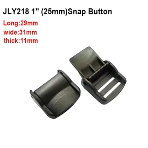 Plastic Buckle 20/25 mm Webbing Clip Spring Press Adjustment Environmental Button Flip Cover Non slip Buckle Belt Bag Clip
