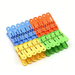 Colorful 20PCS Bag Mini PP Plastic Flexible Multifunction Clothespins Clips Custom Logo Low-Cost Branded Corporate Clothes Pegs