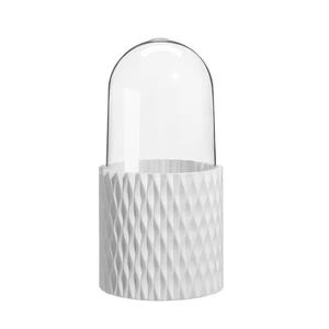 Light Luxury Rotating Makeup Brush Storage Container Portable Dustproof Desktop Storage Bucket for Brow Pencil Lipstick