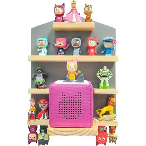 Customized Wood Tool Storage & Magnetic Wall-Mounted Rack with 5-Layer Partition for Bathroom-Modern Design