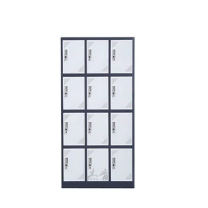 Customized 12 Door Metal Locker Cabinet Multilayer Personal Item Metal Storage Locker Multi-functional Metal Lockers for Gym