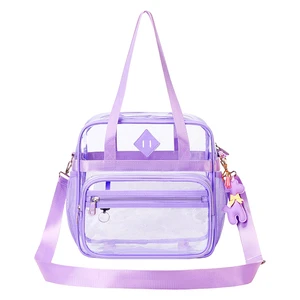 Large Capacity Transparent PVC Toiletry Bag Portable Simple Storage Tote for Travel Waterproof Bathroom Essentials Unisex