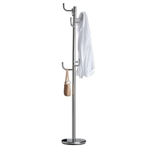 Modern Minimalist Stainless Steel Coat Rack Space-Saving Entryway Storage Organizer Customizable from Vietnam Manufacturer