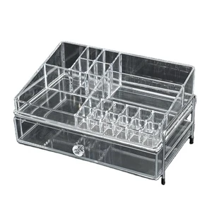 Hot Sale Eco-Friendly Makeup Storage Box case with Drawer Multi-Functional High Quality Transparent Acrylic Cosmetic Storage Box