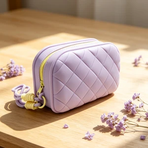 Durable Custom Logo Silicone Storage Pouch Multi Function Cosmetic Accessory Organizer for Women
