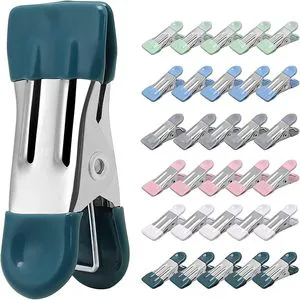 Clothes Pins Heavy Duty 2.17 Inch Metal Chip Clips Clothespins for Photo Drying Clothesline Laundry Sock Bag Clips