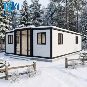 Waterproof 20Ft 40Ft Prefabricated Container Expandable House 1 2 3 4 5 Bedroom Modern Shipping Tiny Home Building