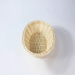 Wholesale Large Plastic Woven Baskets for Food Storage Catering Manufacturers Supply Snack Fruit Display Kitchen Use Discounted