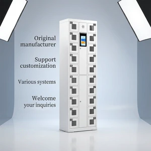 Self-service Electronic Lock Assembled Mobile Phone Charging and Storage Locker with Durable Rust Resistant Design