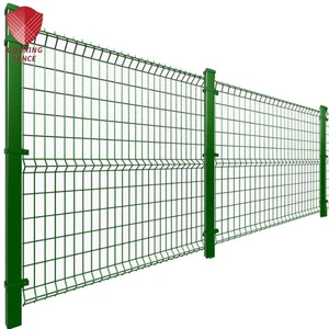 Best Selling Easy Installation Security Perimeter 3d Curved Garden Iron Wire Mesh Fence