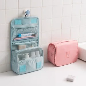 Customize New Toiletries Organizer Hanging Bathroom Wash Bag Waterproof Storage Neceser Women Makeup Bag
