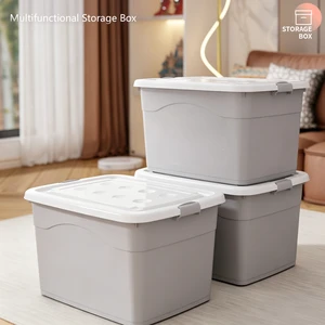 Under-Bed Storage Boxes & Cabinet Set with Wheel PP Plastic Home Garden Organizer for Shoes Linens Toys & Cloths