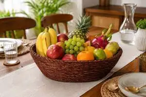 Handmade Woven Storage Basket Natural Fiber Organizer Rustic Home Decor SEO Title