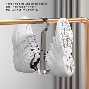 Aluminum Creative Hook Outdoor Windproof Household Window Desk Balcony Shoe Drying Hanger Rack Underwear Hangers