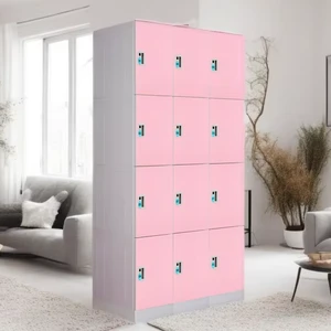 Easy Lockers S-380 Durable Waterproof Gym School Lockers ABS Plastic Rustproof Eco-Friendly Recyclable Knock-Down Design