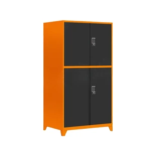 Customizable Modern Eco-Friendly Waterproof Soft Closing Heavy-Duty Steel Storage Cabinets 1000KG Load Capacity School Workshop