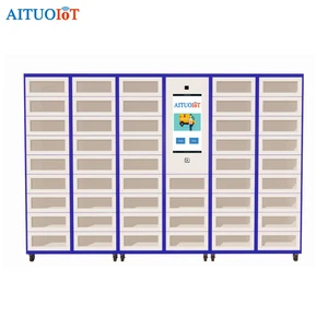 Inventory Management Cabinets with 18 Doors Smart Subcabinet Tool Locker for Intelligent Storage Solutions