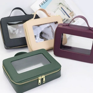 Wholesale Household Portable Toiletry Storage Bags Large-capacity Waterproof PU