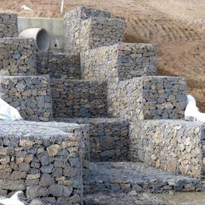 CE Certificated Gaviones Escaleras Double Twist Gaviones Heavy Galvanized Gabion Boxes Hexagonal Woven Gavin