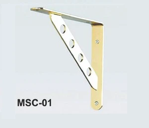 Sturdy & Durable Steel Metal Brackets for Wardrobe Hardware Organization & Storage Solutions